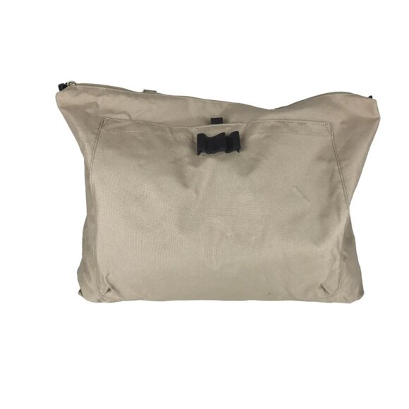 Ruff Hewn Womens Beige Shoulder Strap Inner Pocket Tote Bag With Pouch - Picture 2 of 8